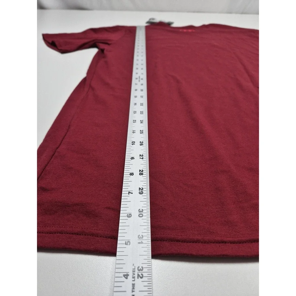 Under Armour Project Rock Shirt Mens LT Red Santa Claus Red One Graphic Tee